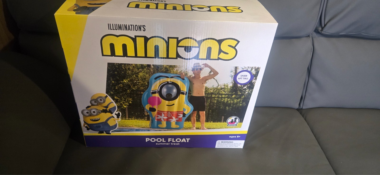 BigMouth Inc. Illumination Minions Pool Float Inflatable Swim Float 24-BPF-5946