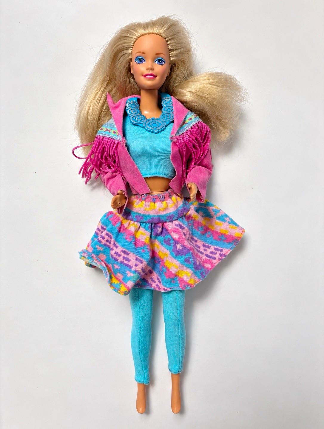 Vintage 1989 Western Fun Barbie #9932 Mattel Doll Original Outfit 80s