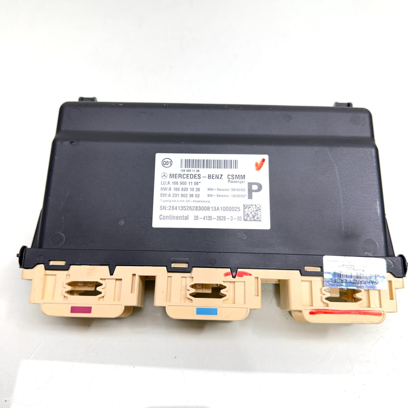 13-16 Mercedes-Benz X166 GL450 Front Righ Seat Control Module OEM A1669001108 RH 13-16 Mercedes-Benz X166 GL450 Front Righ Seat Control Module OEM A1669001108 RH