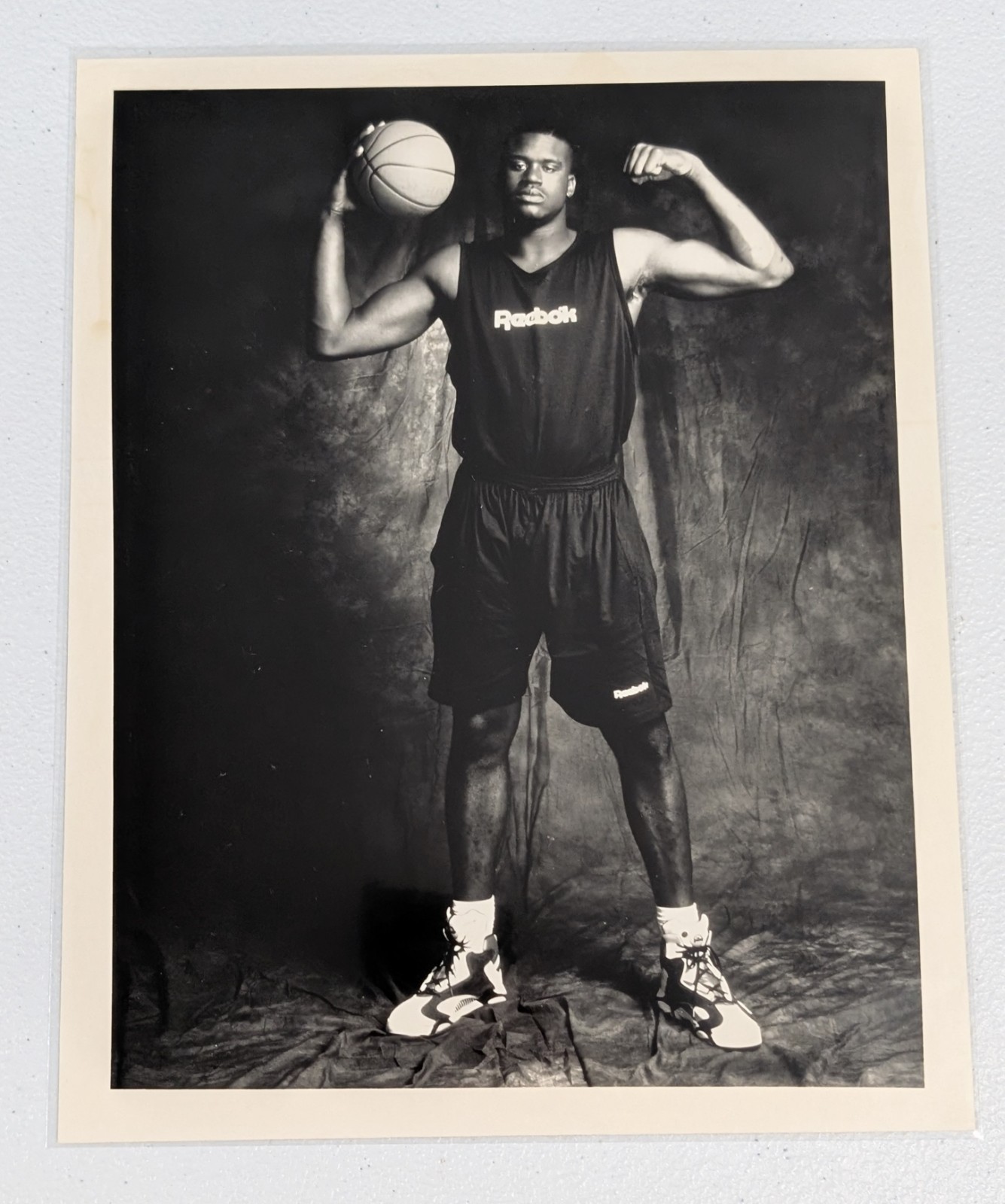 Undated press photo - Shaquille O\'Neal - Shaq Diesel early shoot Reebok - 8x10 