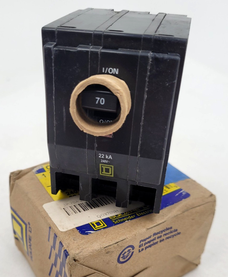 QO370VH Square D 70 Amp Circuit Breaker - Next Day Option - New
