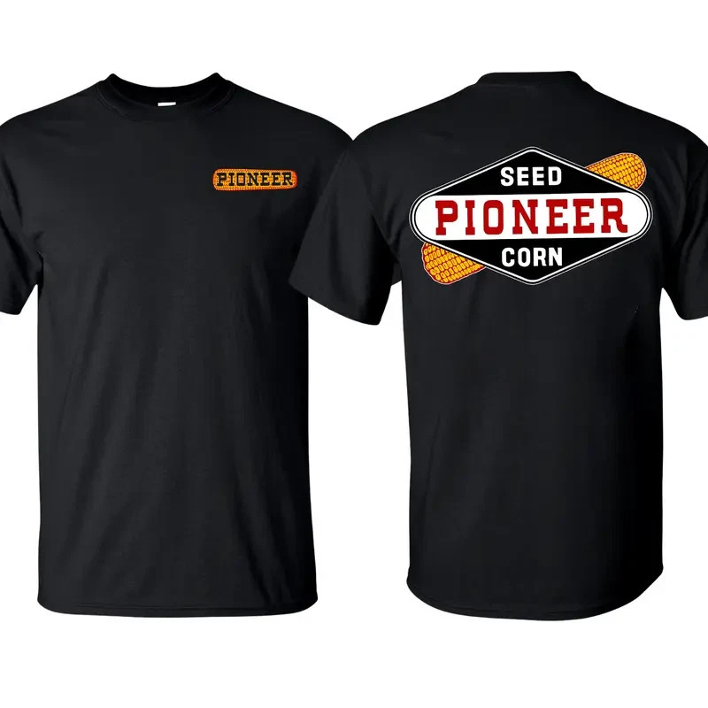 Pioneer Corn Seeds T-shirt Farm Wear Tractor Agriculture Cotton Tee Gift