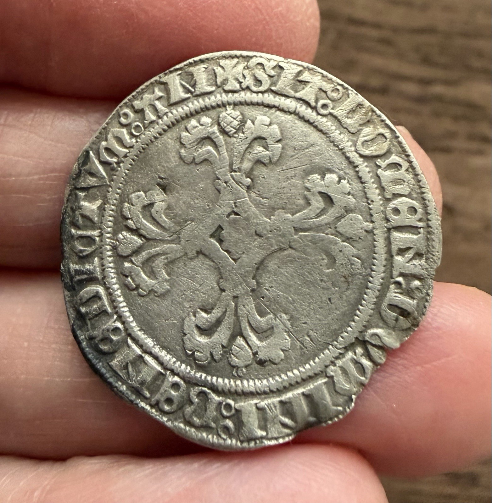 DUCHY OF BURGUNDY. CHARLES THE BOLD (1467-1477). SILVER DOUBLE PATARD.