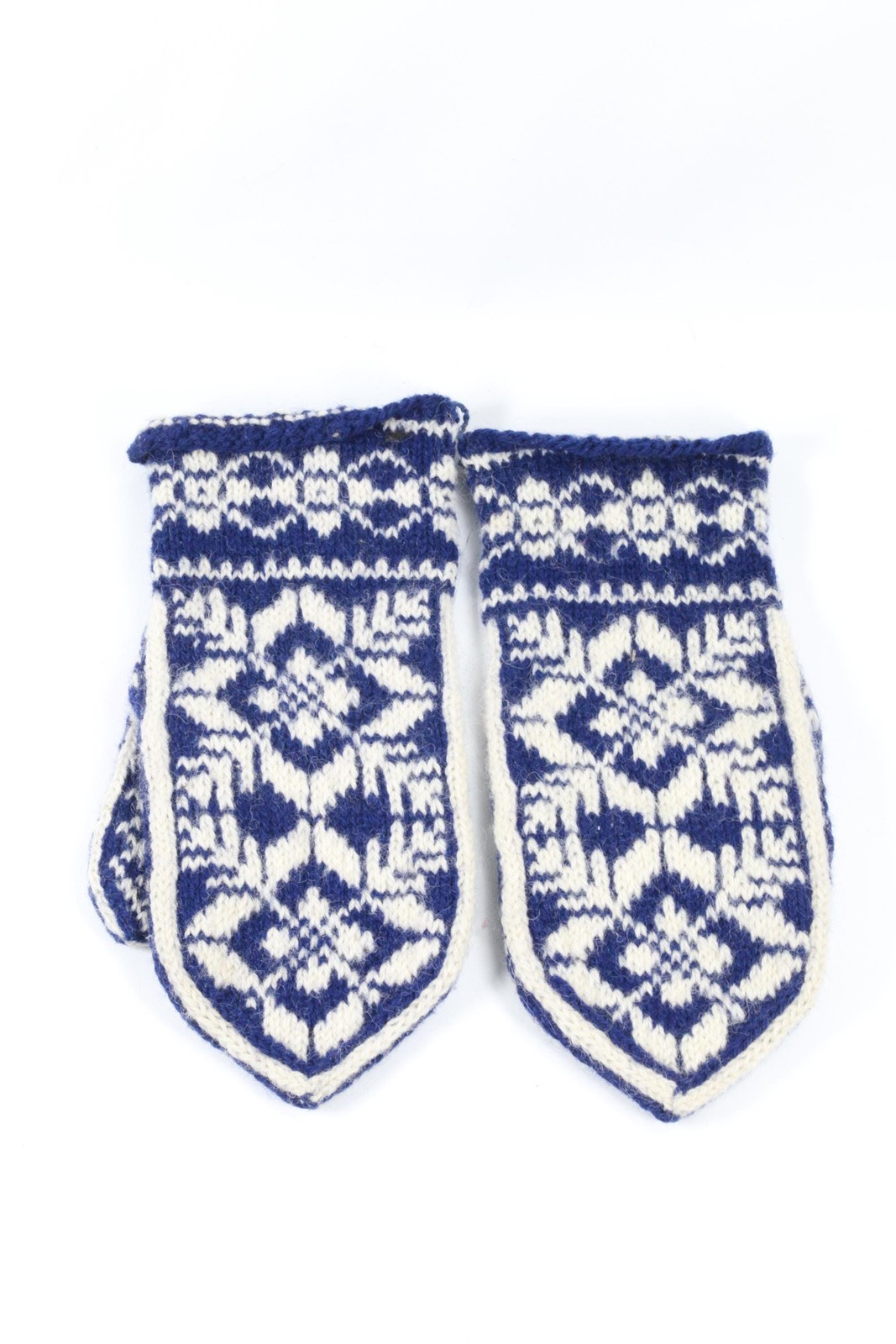 Norwegian Wool Selbu Gloves | Vintage Handmade Wool Gloves | Winter Clothes |