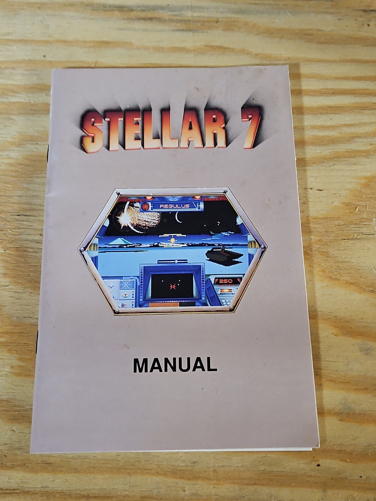 Vintage 1990 Stellar 7 MS-DOS PC Game Manual Only Sierra Dynamix