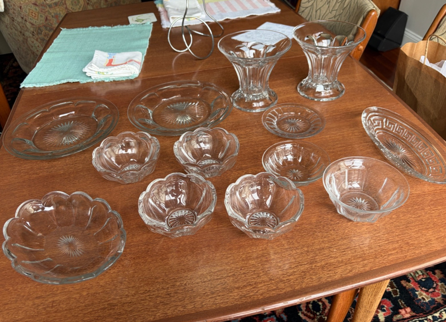 Heisey Glass Collection Excellent Vintage condition No chips Heisey Glass Collection Excellent Vintage condition No chips