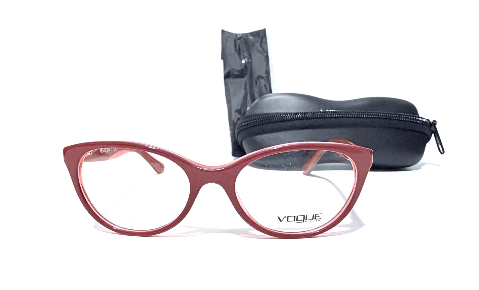 VOGUE VO 2962 2313 FUXIA TOP VIOLET CAT EYE  RX EYEGLASSES 51-17-135 MM W/CASE