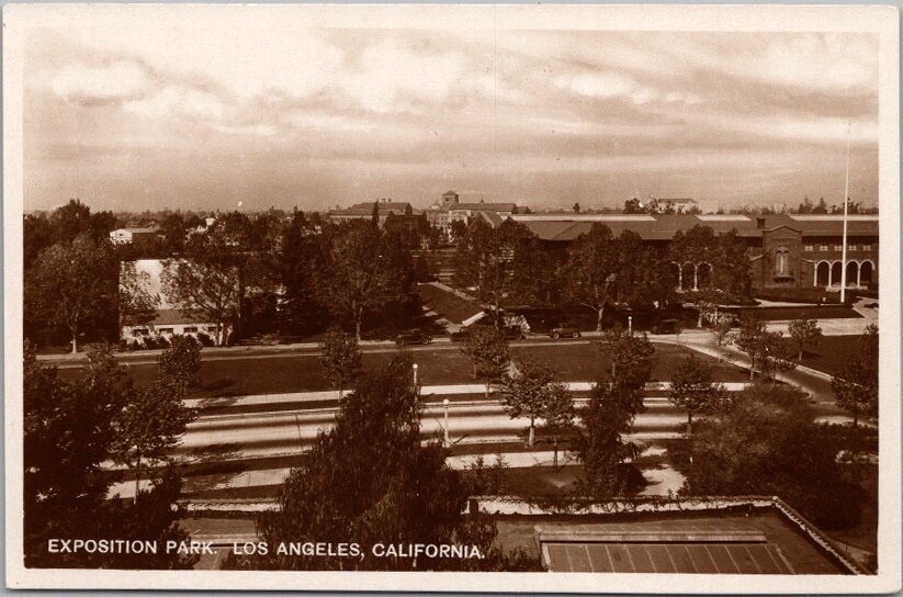c1930s LOS ANGELES CA Real Photo RPPC Postcard 