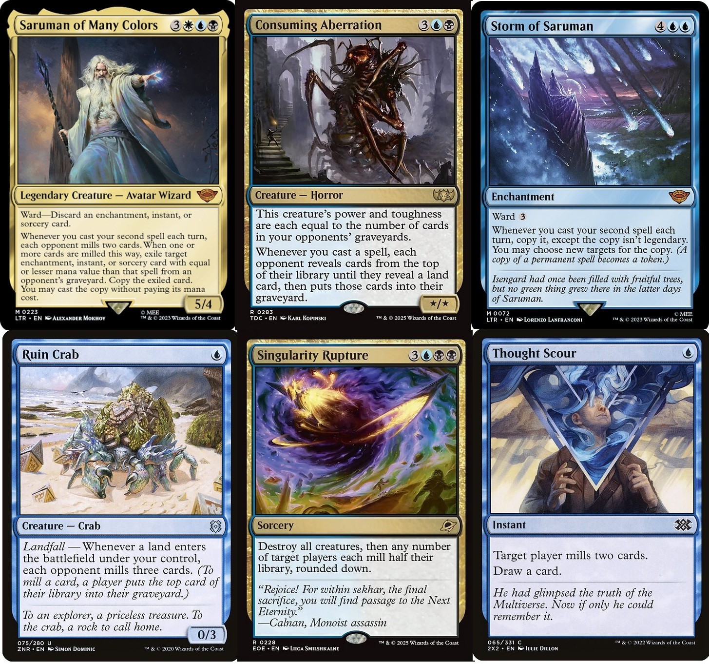 Saruman of Many Colors Commander Deck - EDH - MTG -  Storm of Saruman - NM