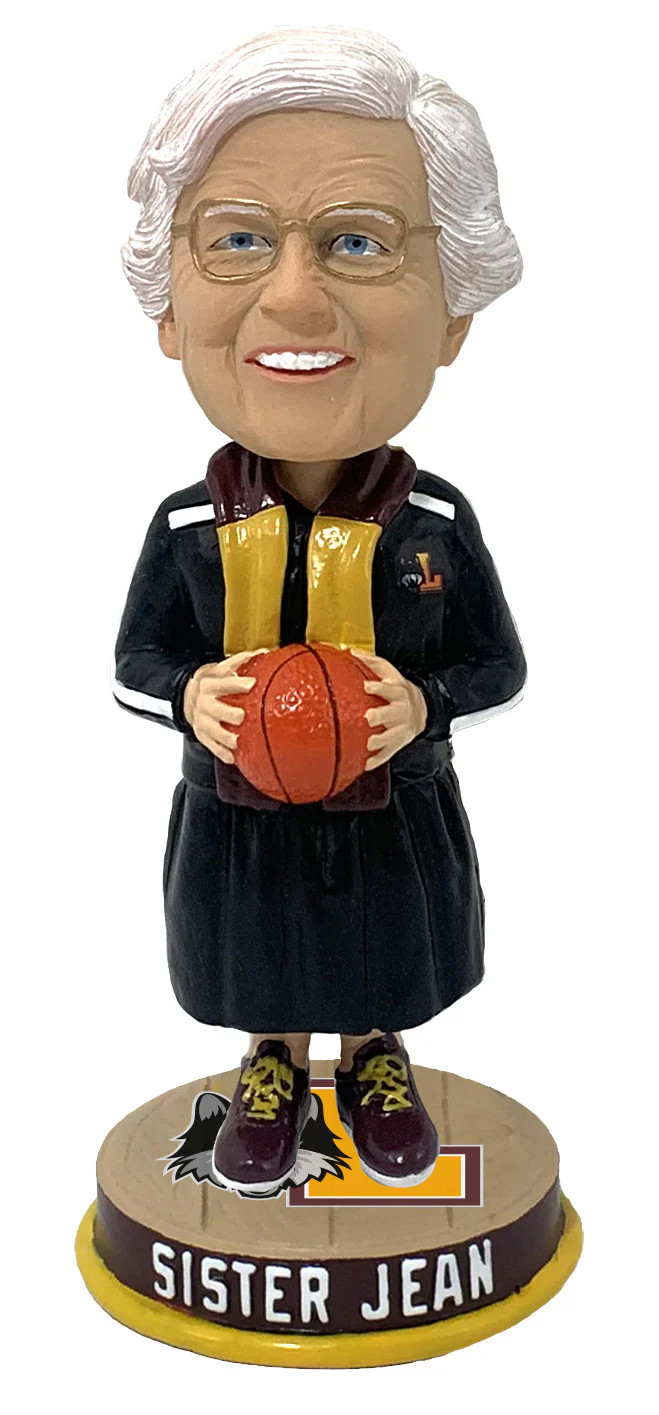 Sister Jean Loyola Chicago Ramblers Dashboard Mini Bobblehead NCAA College Sister Jean Loyola Chicago Ramblers Dashboard Mini Bobblehead NCAA College