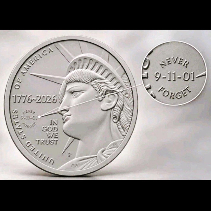 2026-P Liberty Half w/9/11 Never Forget Privy - PRE-SALE