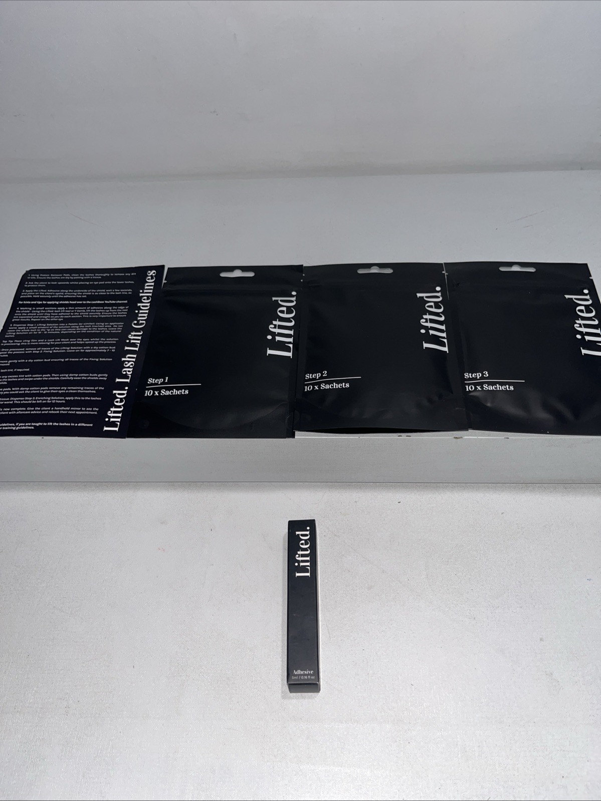 New Lashbase Lifted Step 1-3 + Adhesive Lash Lift System New Lashbase Lifted Step 1-3 + Adhesive Lash Lift System