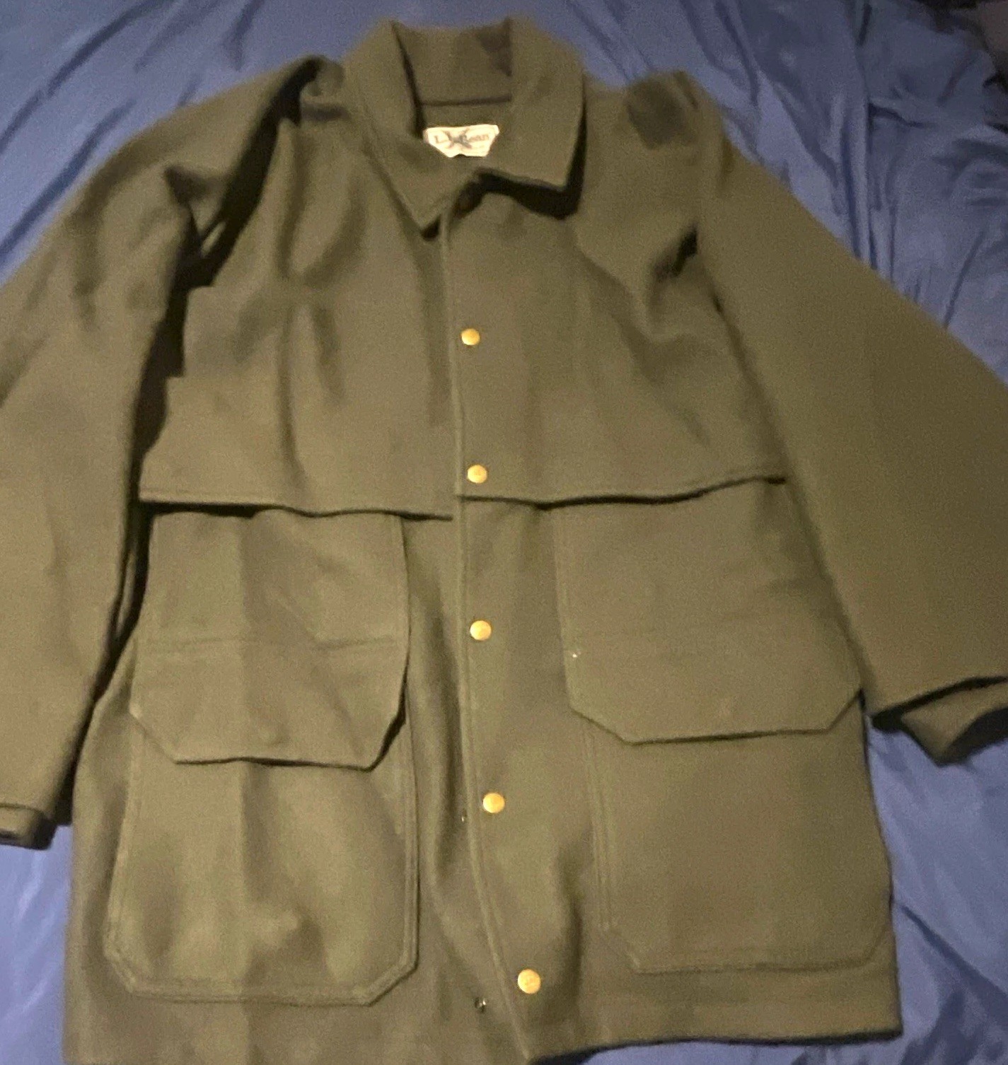 Vintage L.L.Bean Wool Hunting Field Jacket Freeport Maine Heavy Wool Coat Vintage L.L.Bean Wool Hunting Field Jacket Freeport Maine Heavy Wool Coat