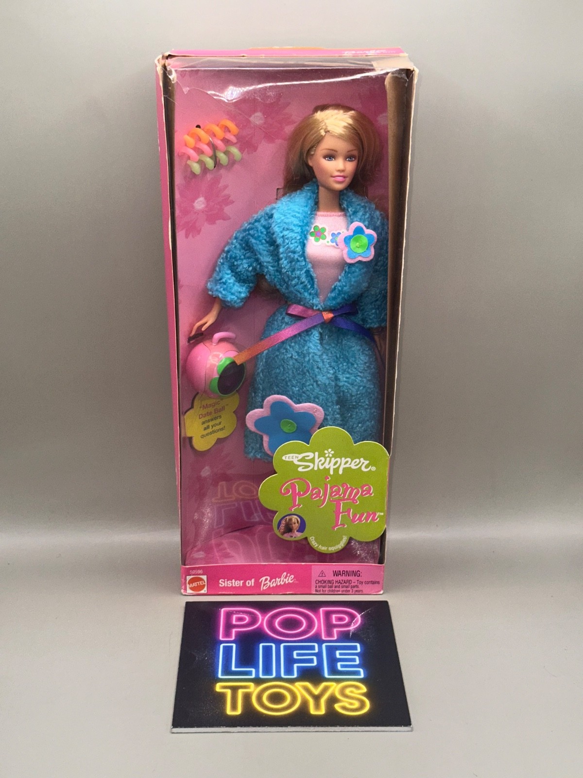 Vintage 2000 Mattel Barbie “Pajama Fun Skipper” #50596 *NRFB*