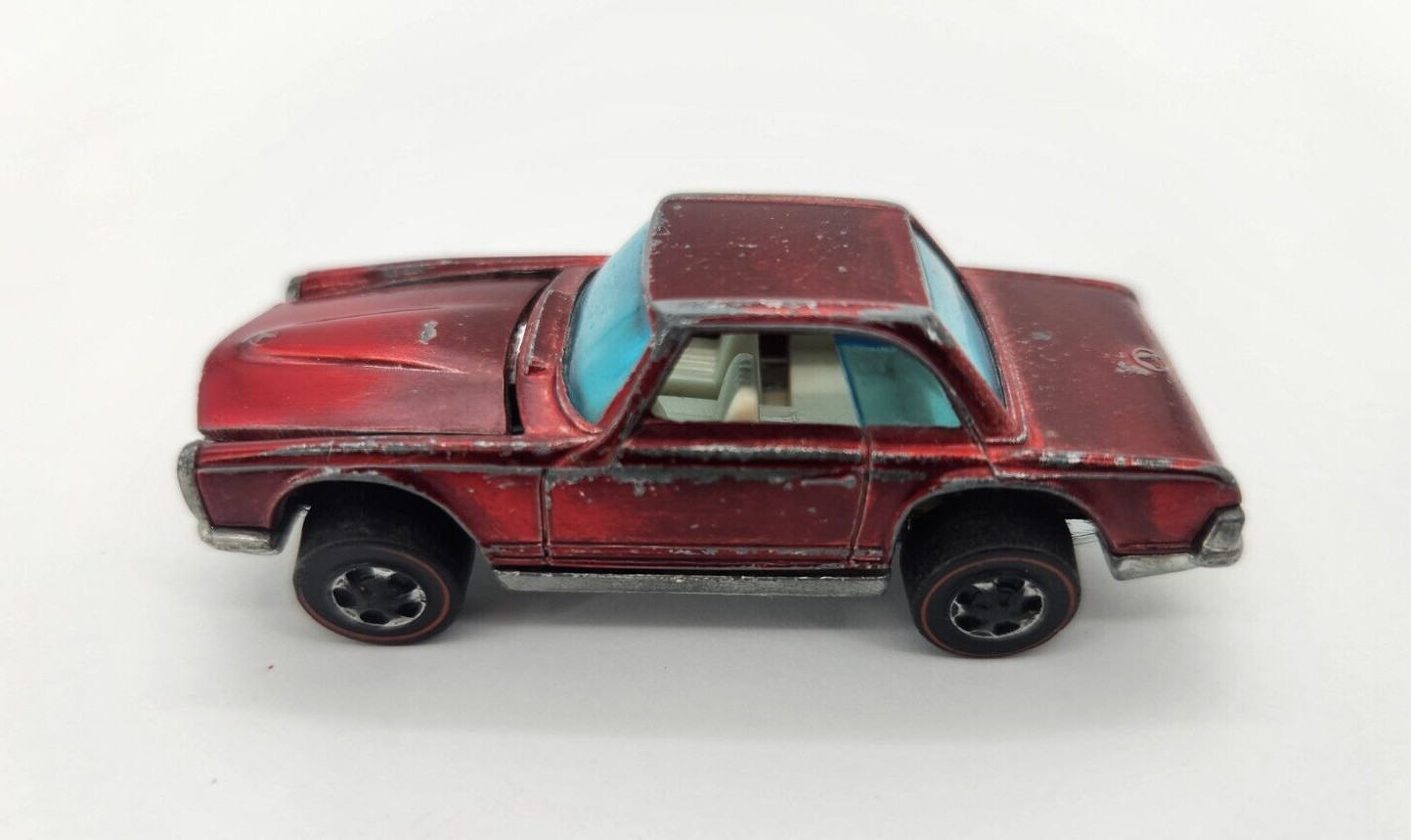 1969 Hot Wheels Redline Mercedes Benz 280SL Red  used Hong Kong