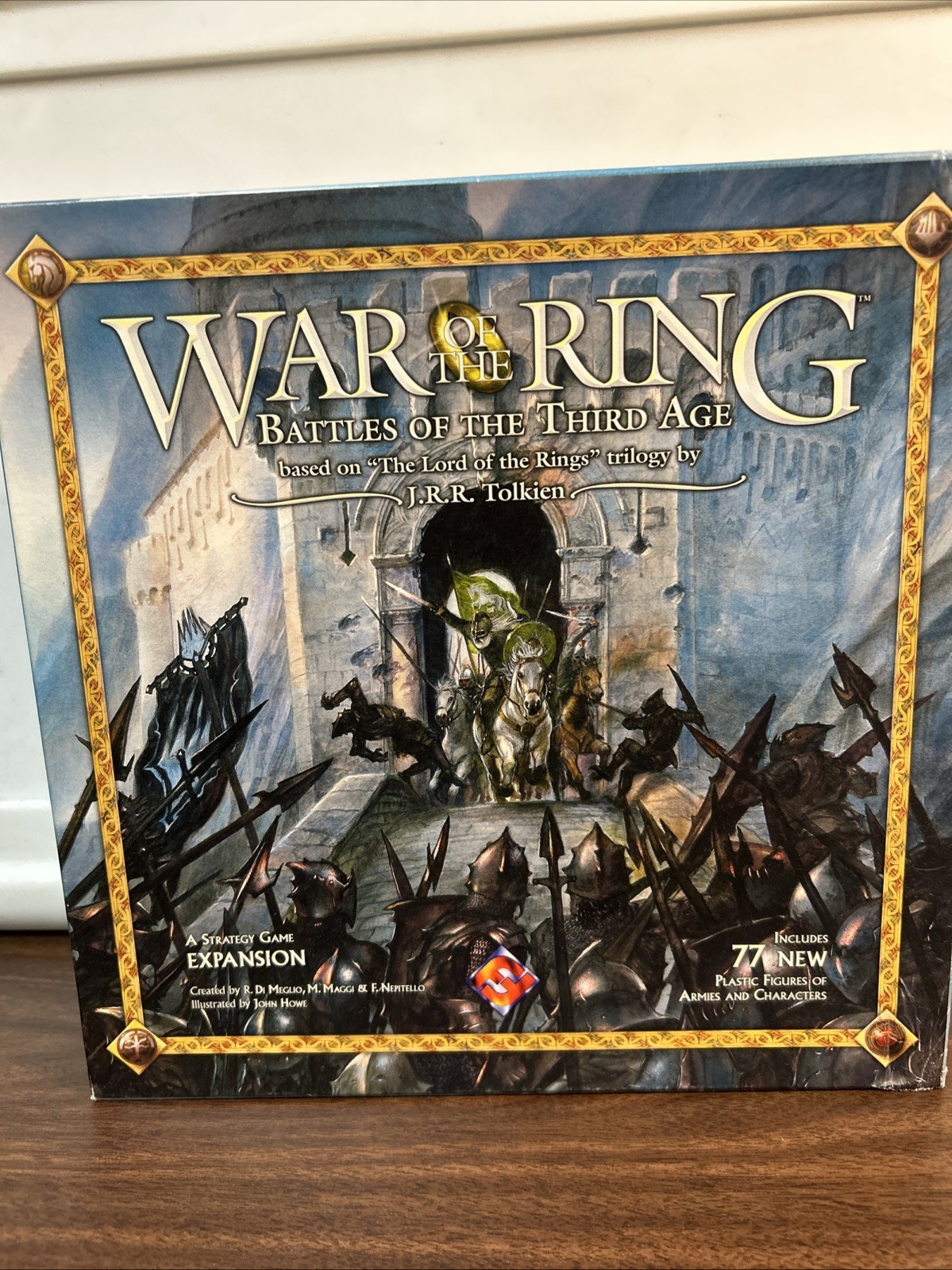 Fantasy Flight: War of the Ring: Battles of the Third Age: Unpunched Sleeved Fantasy Flight: War of the Ring: Battles of the Third Age: Unpunched Sleeved