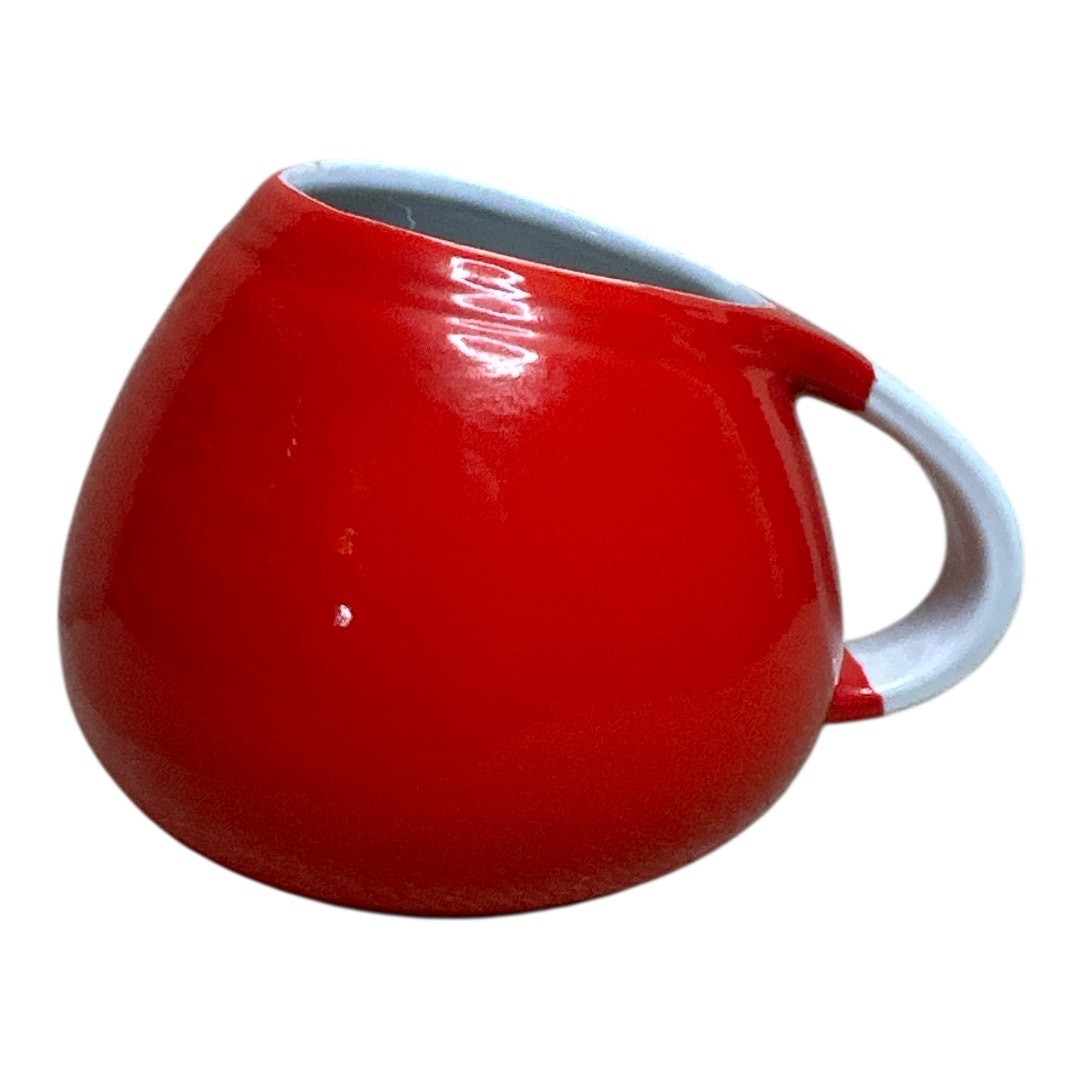 Vintage Hall\'s Kitchenware Red Ceramic Sugar Bowl Art Deco Made In USA Vintage Hall\'s Kitchenware Red Ceramic Sugar Bowl Art Deco Made In USA