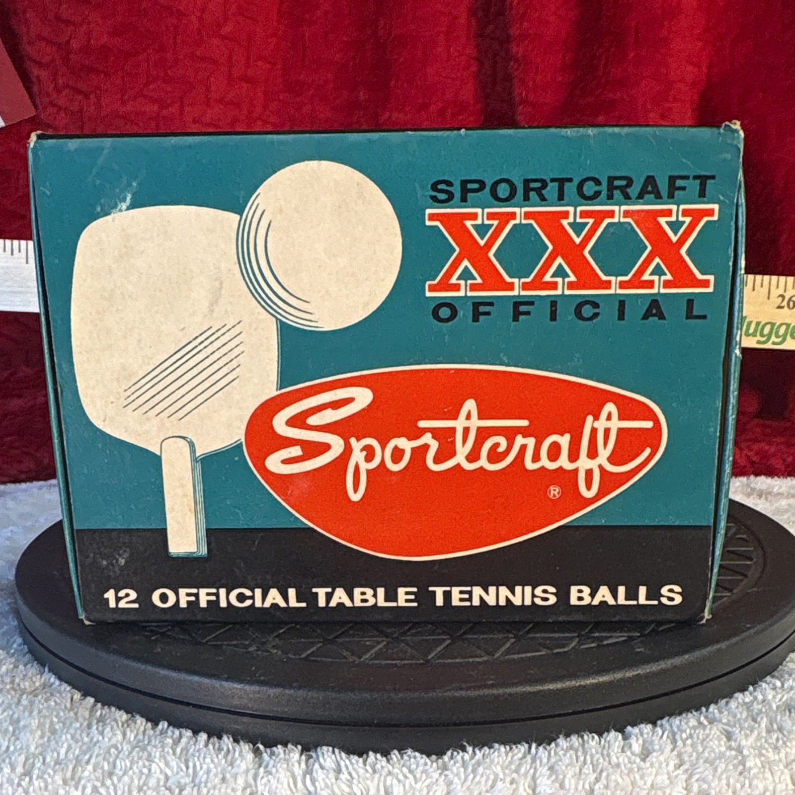 Vintage Rare Sportcraft XXX Official Table Tennis Balls 12-Pack Model 19200 