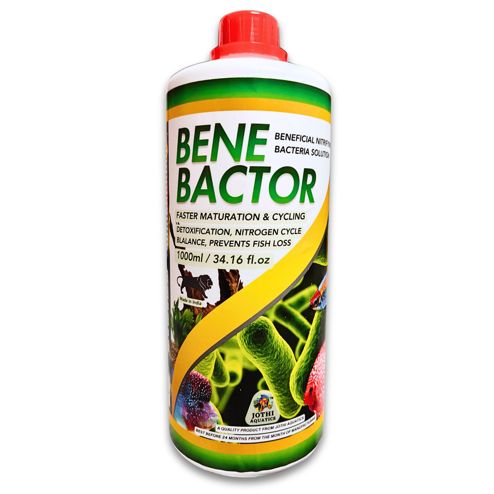 Bene Bactor 1000ml Aquarium Beneficial Nitrifying Bacteria Spores Solution