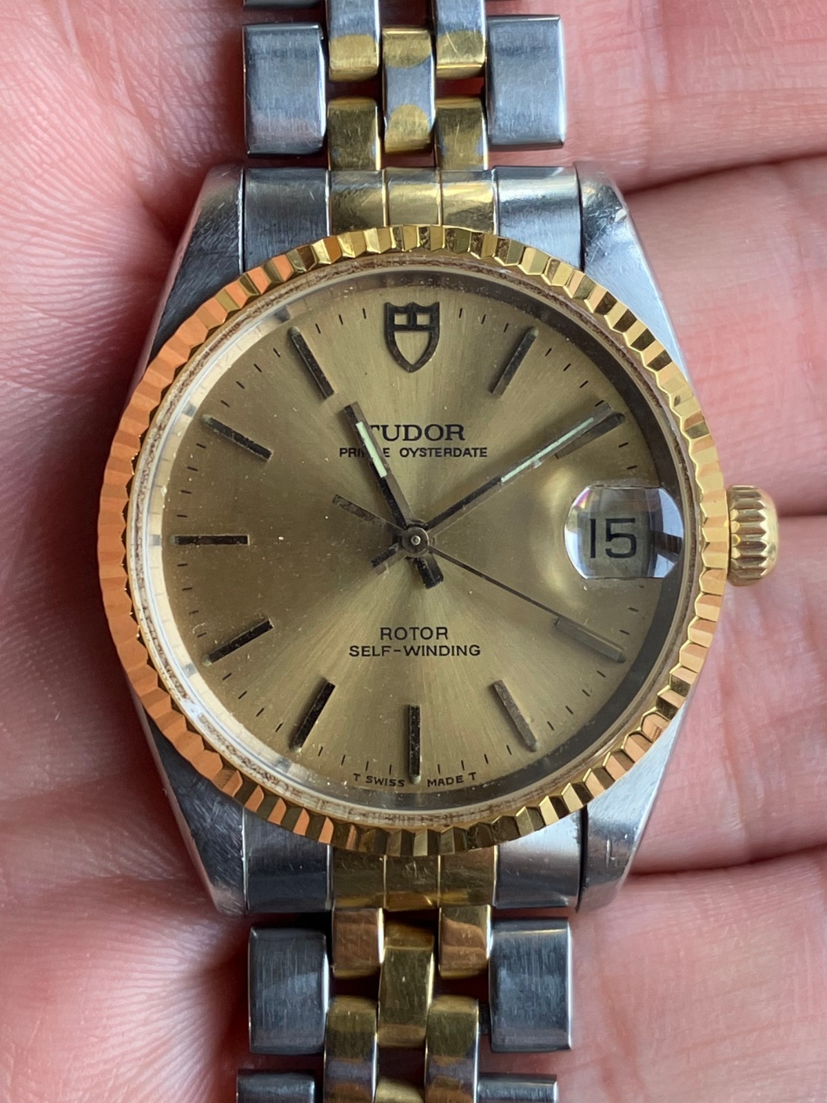 Tudor 72033 Stainless Steel 2824-2 Automatic Movement Watch