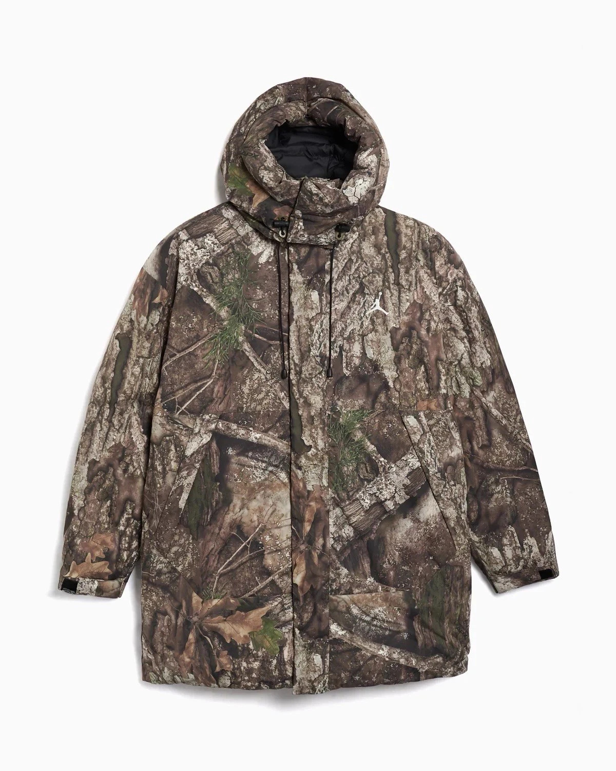 Nike Jordan Flight Therma-Fit Down Parka Real Tree Camo IB4517-222 $375 Large