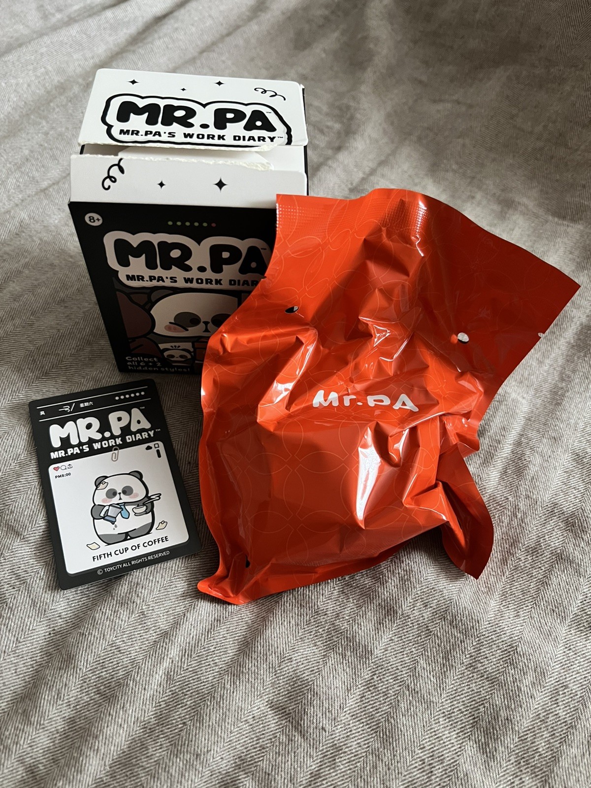TOYCITY MR PA Work Diary Series Panda Open Box Confirmed Fifth Cup Of Coffee TOYCITY MR PA Work Diary Series Panda Open Box Confirmed Fifth Cup Of Coffee