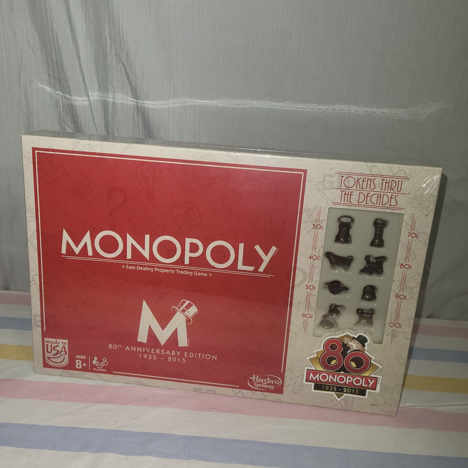 Monopoly 80th Anniversary Edition 1935-2015  New Sealed Hasbro Gaming