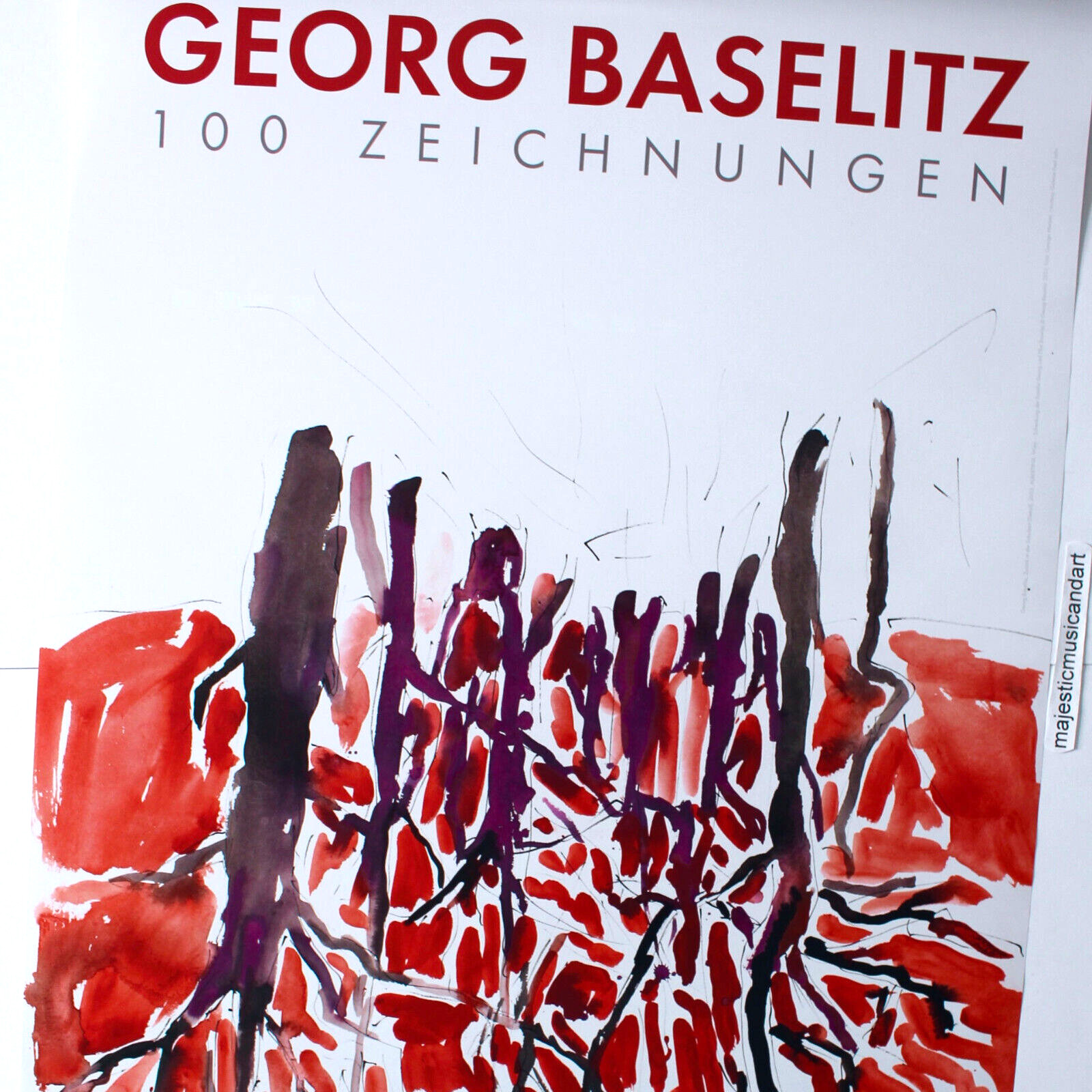 ORIGINAL 2023 GEORG BASELITZ POSTER FROM AUSTRIA