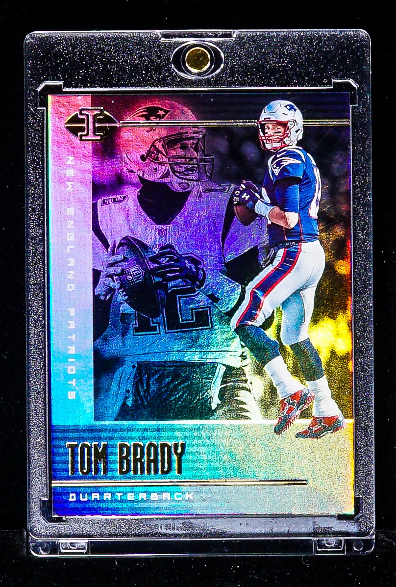 Tom Brady RARE RAINBOW REFRACTOR HOLO PRIZM CARD New England Patriots HOF