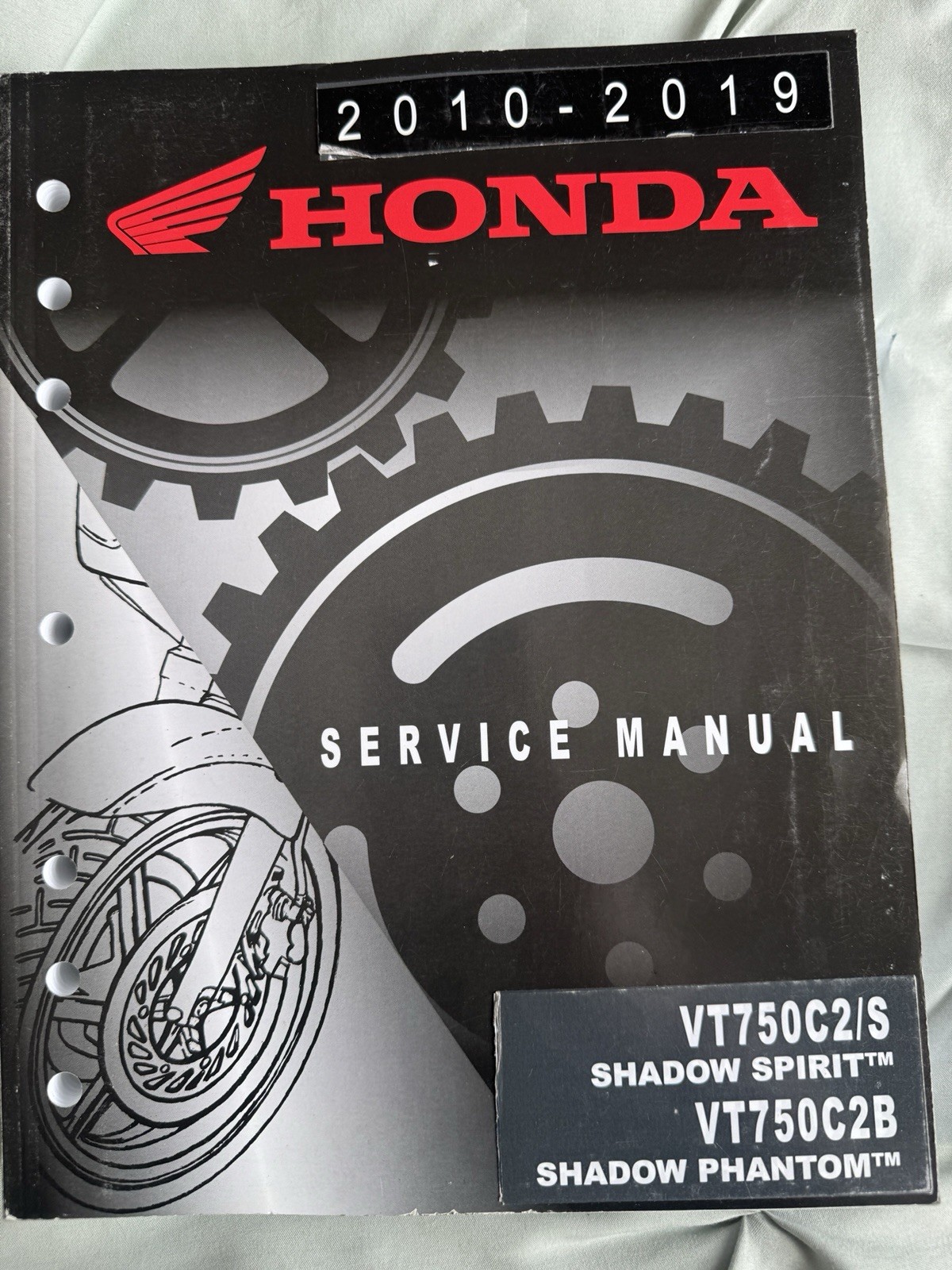 2010-2019 Honda Shadow VT750 Service Manual