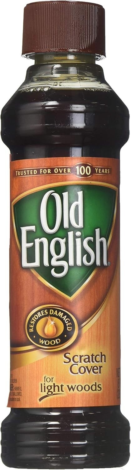 Old English Scratch Cover, For Light Wood, 8 Fl Oz