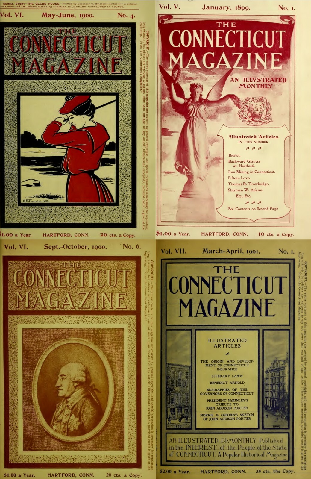 The Connecticut Quarterly & The Connecticut Magazine (1895-1908) on DVD