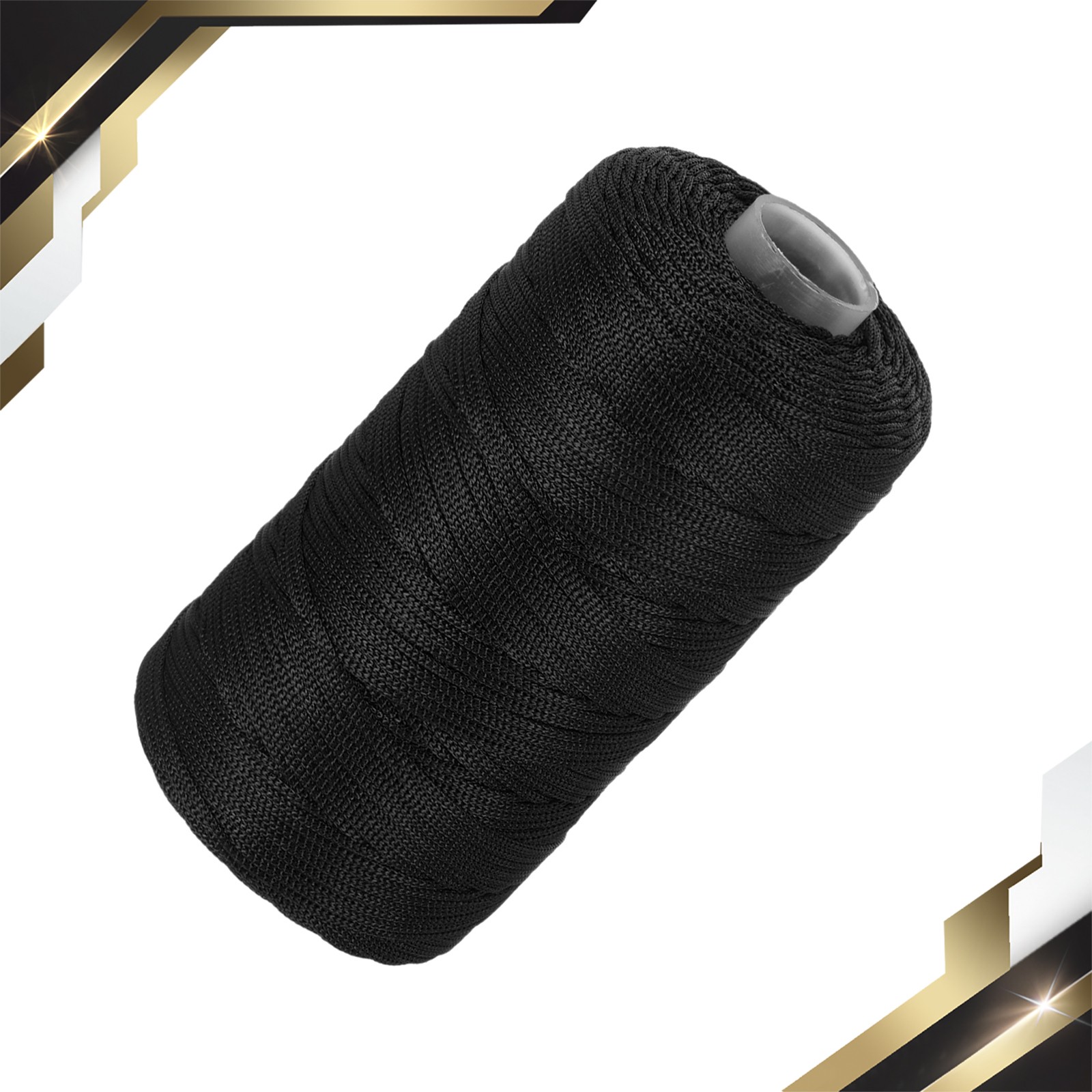Nylon String Cord 1.5mm x 218Yards Rope Braided Thread Beading Cord,Black Nylon String Cord 1.5mm x 218Yards Rope Braided Thread Beading Cord,Black