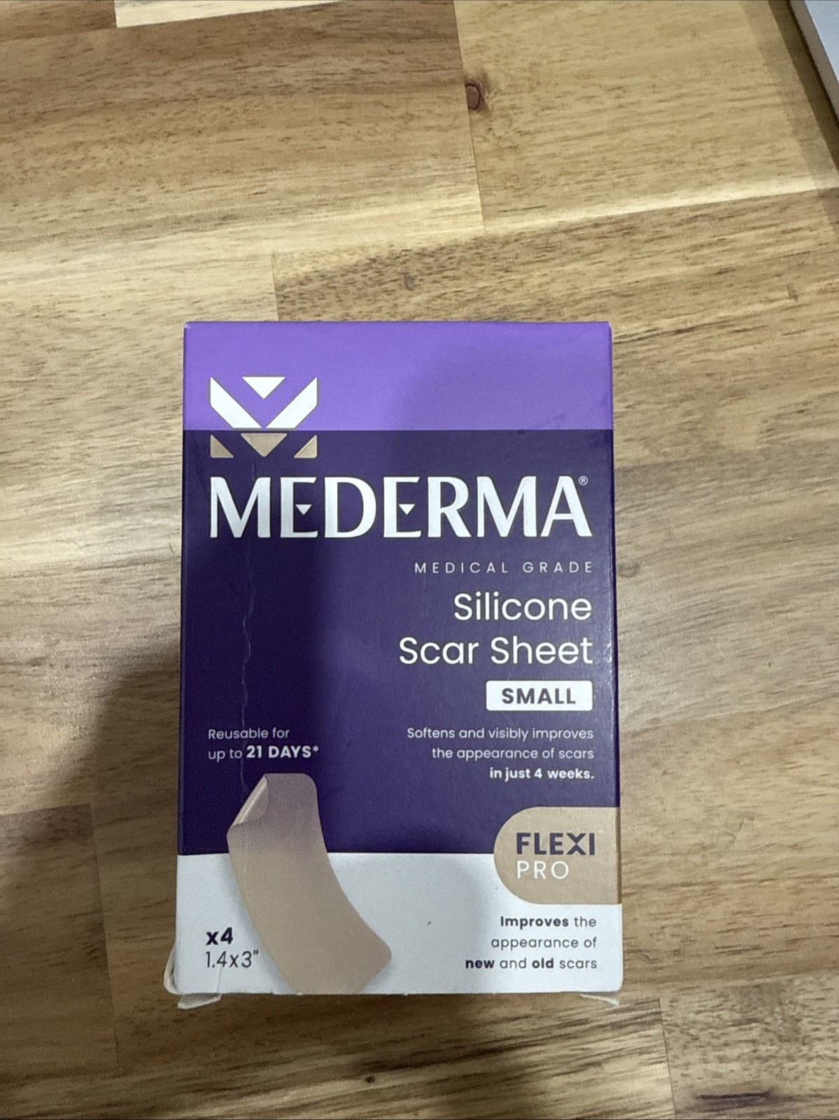 Mederma Daily Use Silicone Small Scar Sheet - 4 Count Exp 2027+