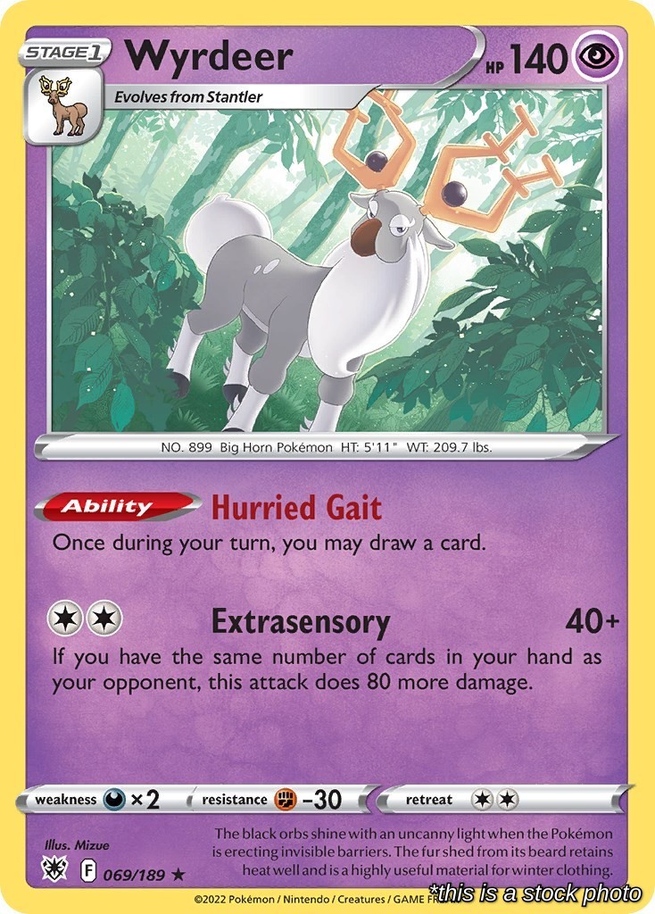 Wyrdeer 069/189 PR Pokemon NM
