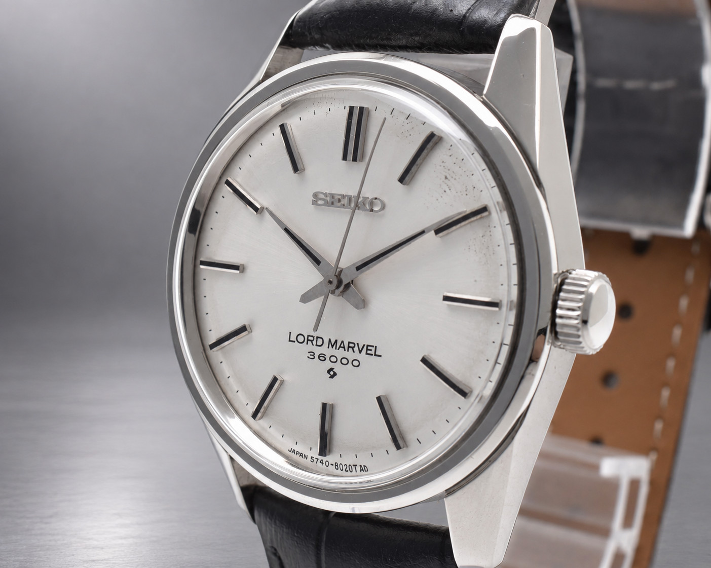 Serviced Vintage SEIKO Lord Marvel 36000 5740-8000 Manual Men's Watch NewCrystal
