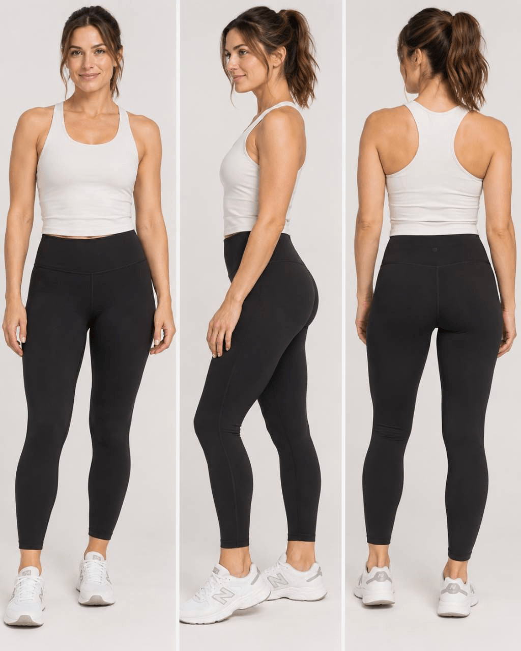 Lululemon Wunder Under Pant Size 8 Black Luon Leggings 29\