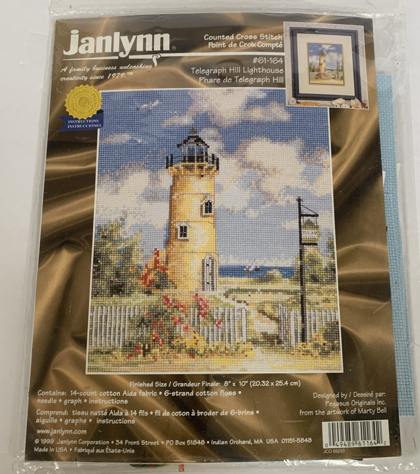VTG NEW UnOpened Janlynn Cross Stitch Kit #61-164 TELEGRAPH HILL LIGHTHOUSE USA VTG NEW UnOpened Janlynn Cross Stitch Kit #61-164 TELEGRAPH HILL LIGHTHOUSE USA