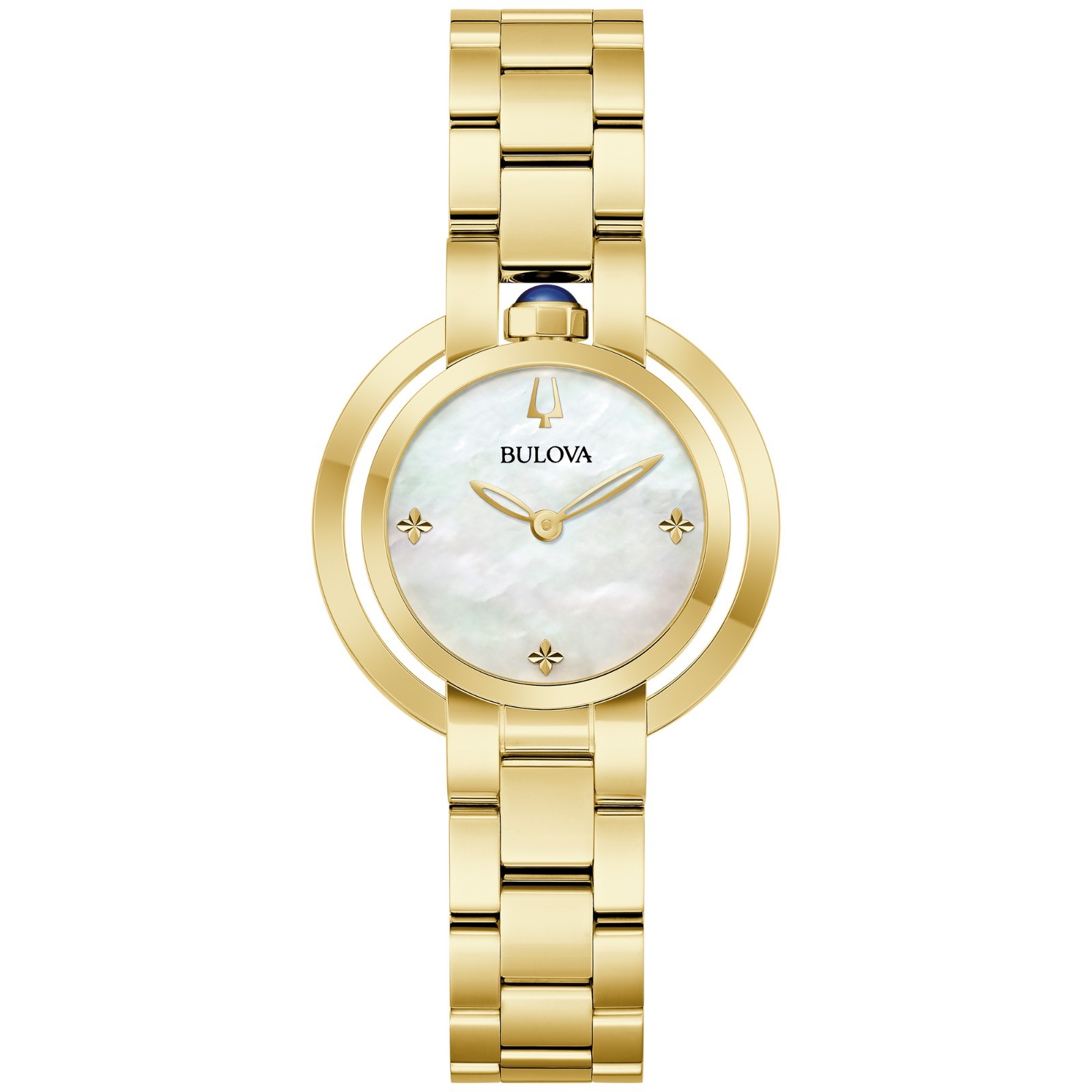Bulova Women's Rubaiyat Gold Tone Stainless Steel Watch 30MM 97L181