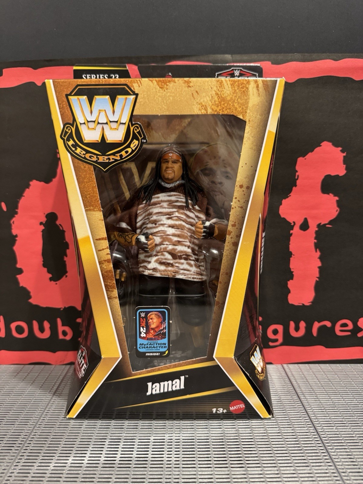 Mattel WWE Legends Elite Collection Series 23 Jamal Wrestling Action Figure