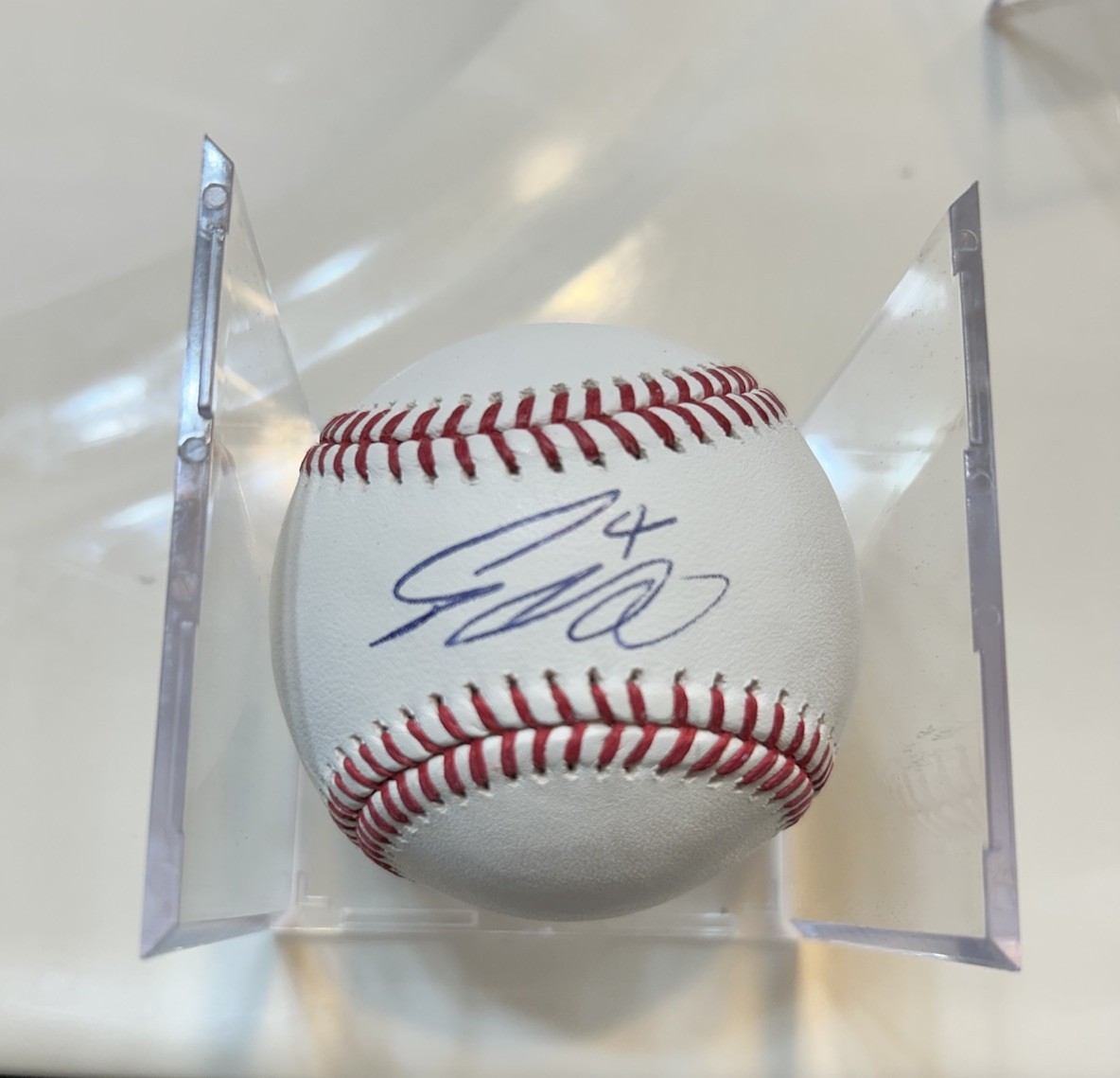 Pete Crow-Armstrong Autographed Signed Baseball RARE NEW NUMBER Chicago Cubs