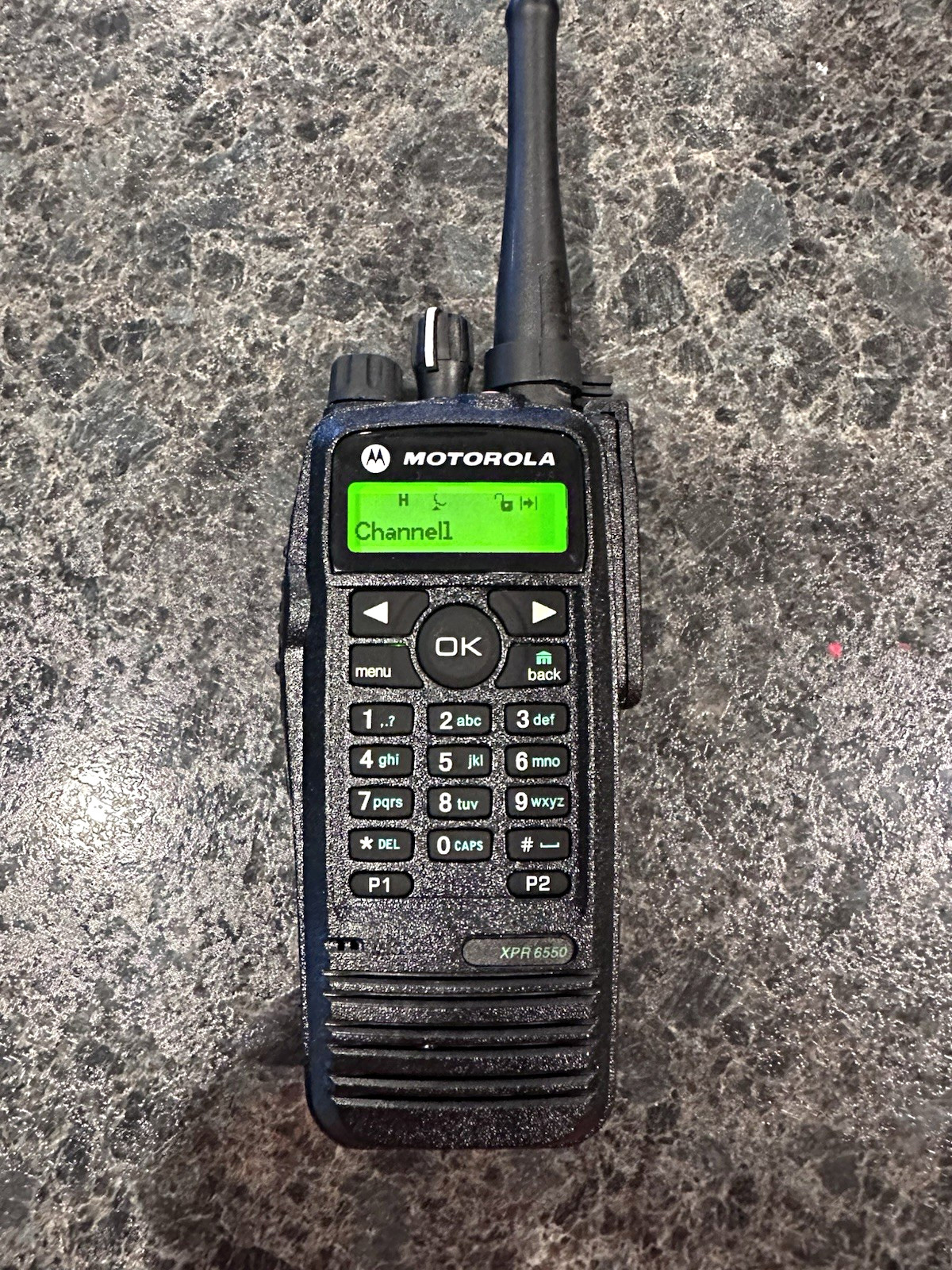Motorola XPR 6550 Portable/Handheld Two-Way Radio Walkie Talkie Black