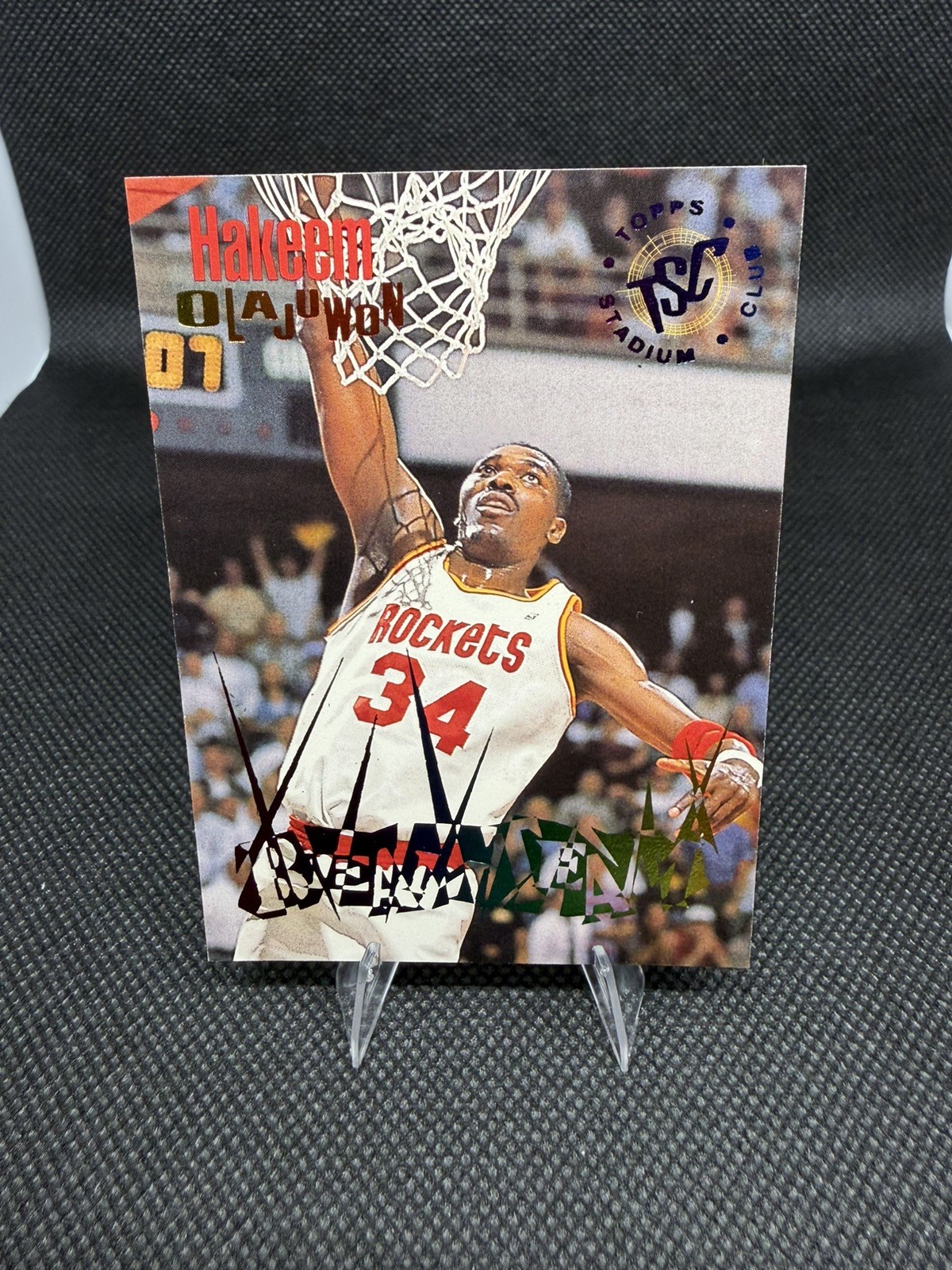 1994-95 Topps Stadium Club - Beam Team Hakeem Olajuwon #10 1994-95 Topps Stadium Club - Beam Team Hakeem Olajuwon #10