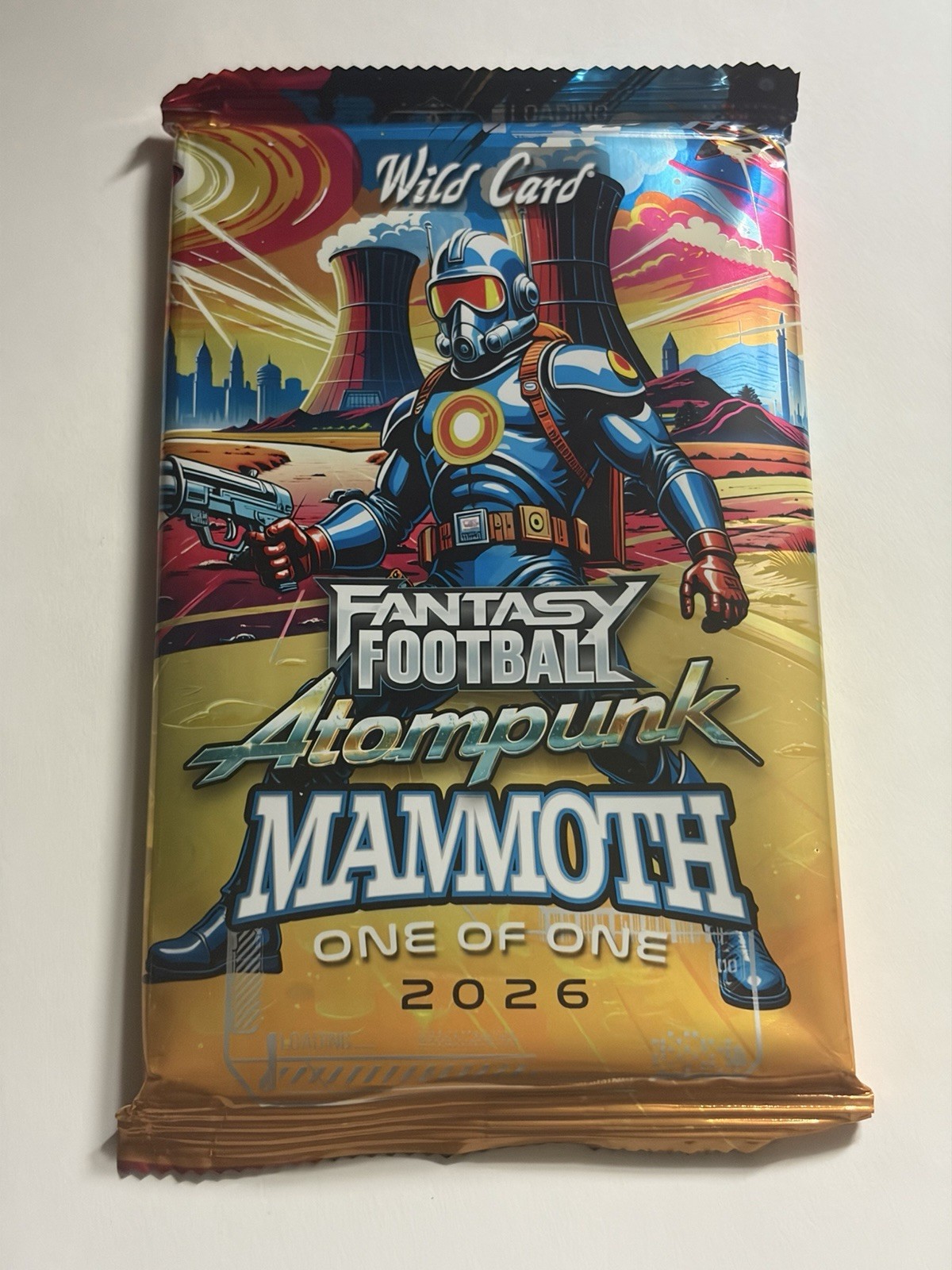 2026 Wild Card Football Atompunk Mammoth Guaranteed 1/1 Sealed Pack Oversized 2026 Wild Card Football Atompunk Mammoth Guaranteed 1/1 Sealed Pack Oversized