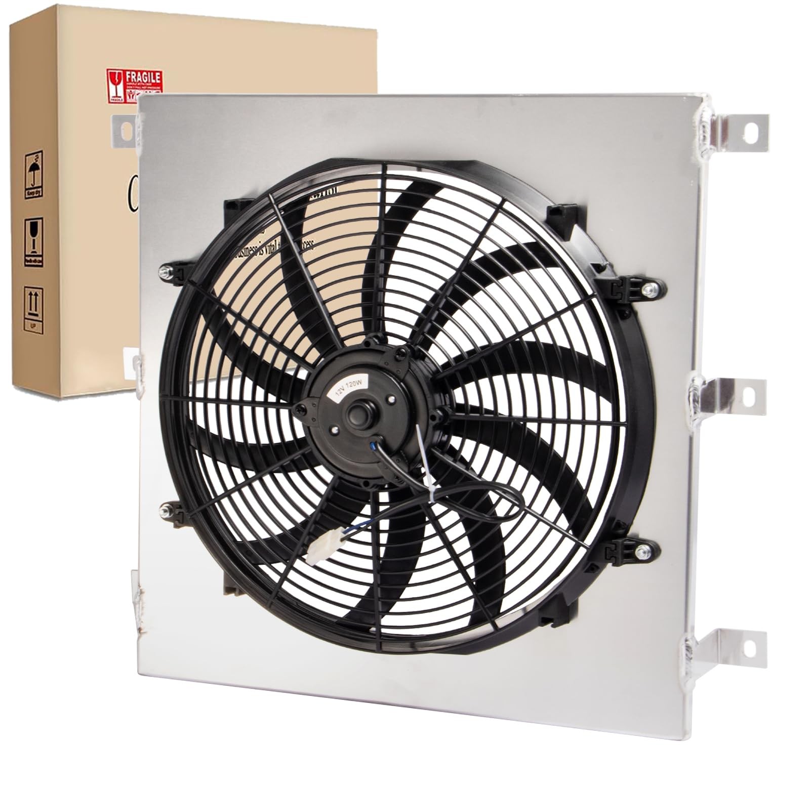 Radiator Shroud Electric Fan 1947-1954 Chevy C/K Truck 3100 3600 3800