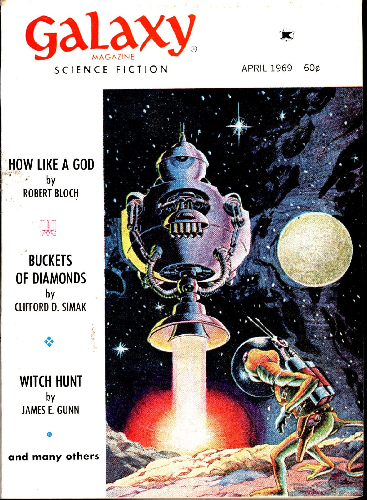 GALAXY SCIENCE FICTION  April 1969 Like New
