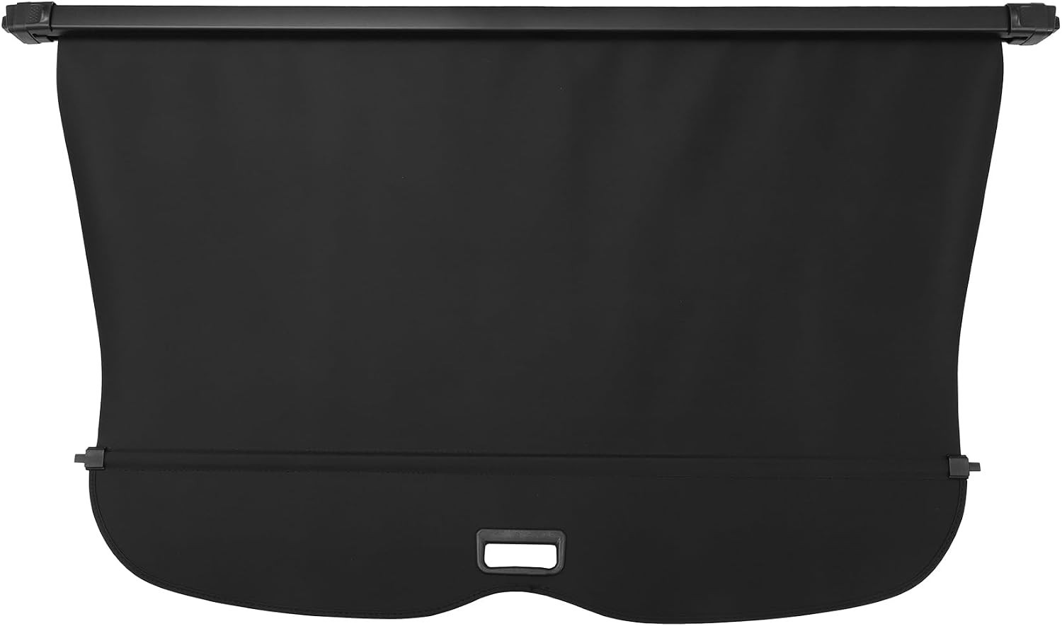 Retractable Cargo Cover for Honda Passport 2019-2023 Black Rear