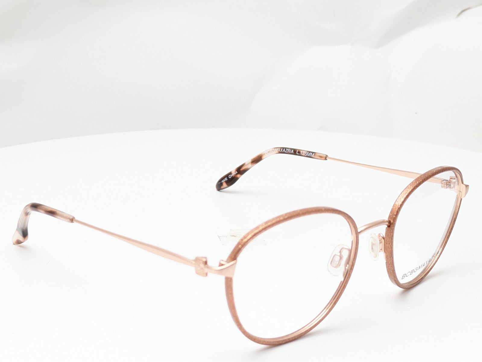 BCBGMAXAZRIA Adelina Rose Gold Women\'s Eyeglasses Frames 49-18-135