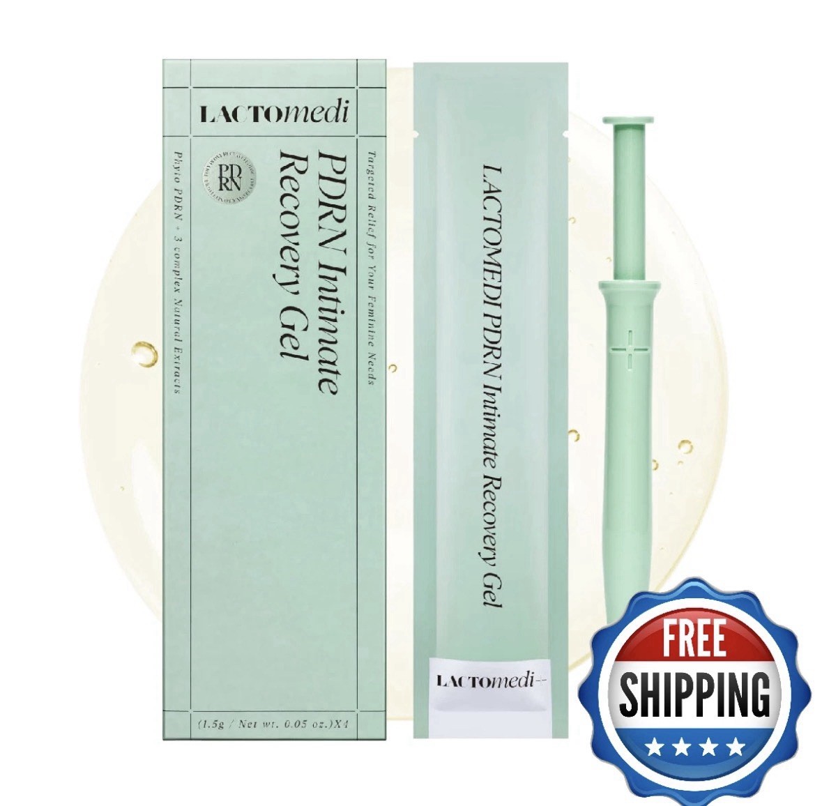 LACTOMEDI PDRN Intimate Recovery Gel (4 pcs) – Vegan Phyto-PDRN Vaginal Moisturi