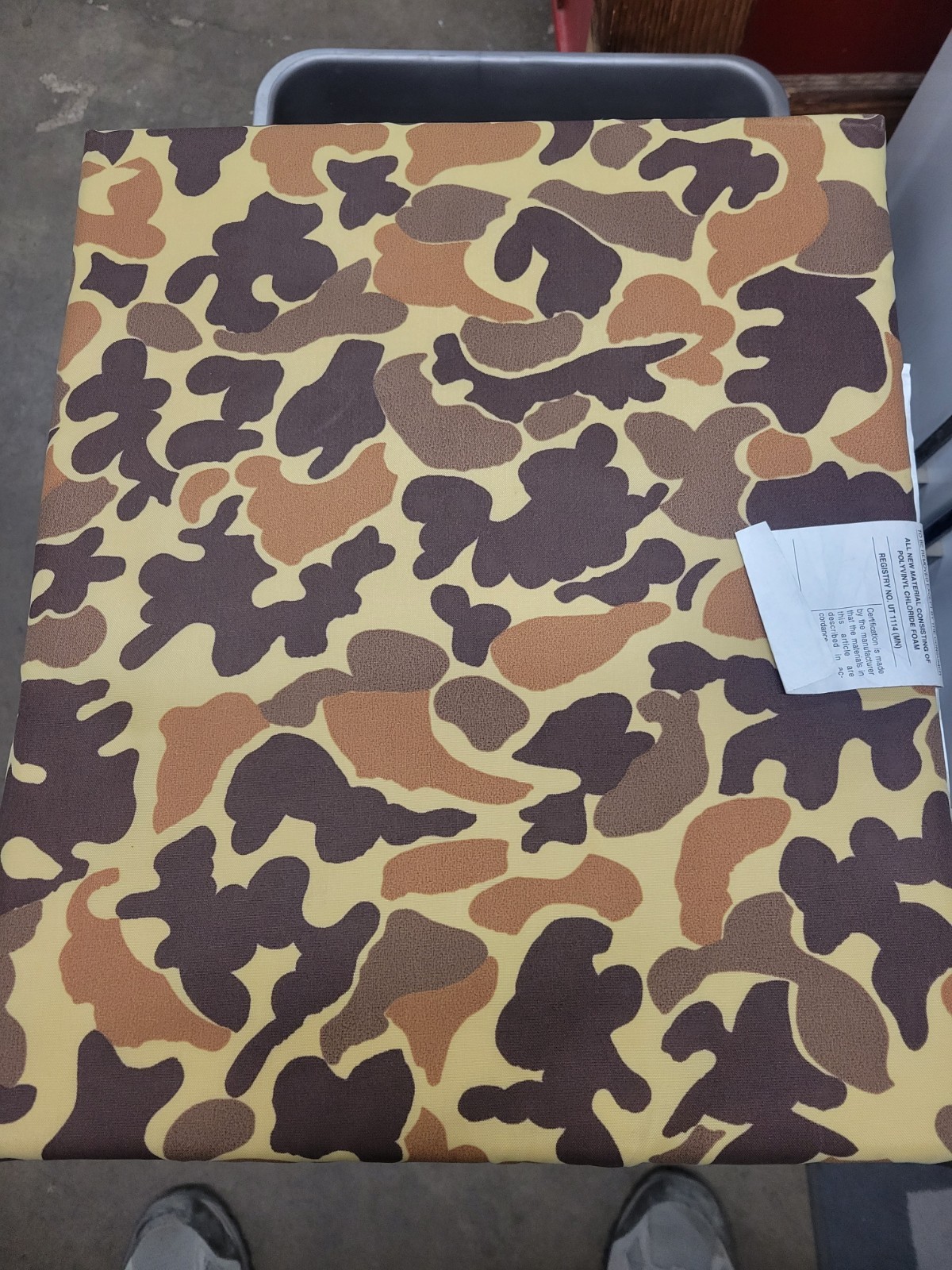 Stearns Boating Throwable Device Old School Camo Type IV PFD Model SCC-6516 Stearns Boating Throwable Device Old School Camo Type IV PFD Model SCC-6516
